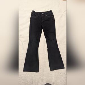 Silver Jeans W26/L34 BLACK Suki Flare Jeans